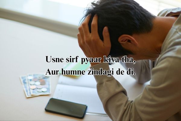 sad shayari short