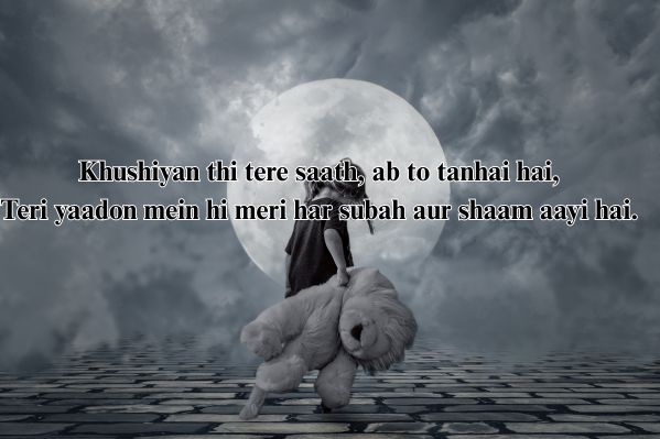 broken heart shayari in hindi text