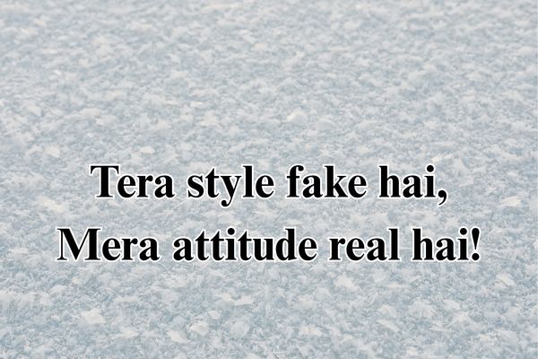 attitude poetry in urdu 2 lines text