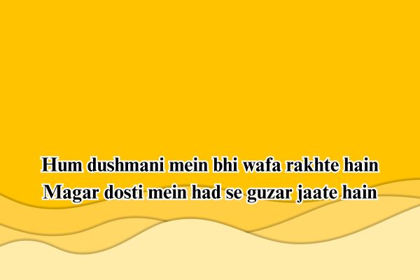 badmashi shayari 2 line