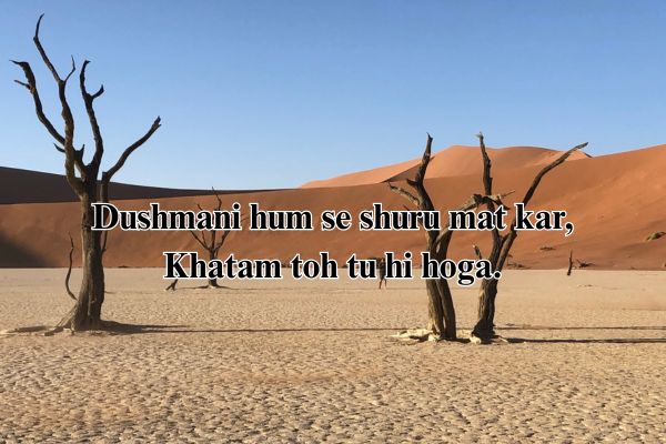 Attitude Shayari for Girl