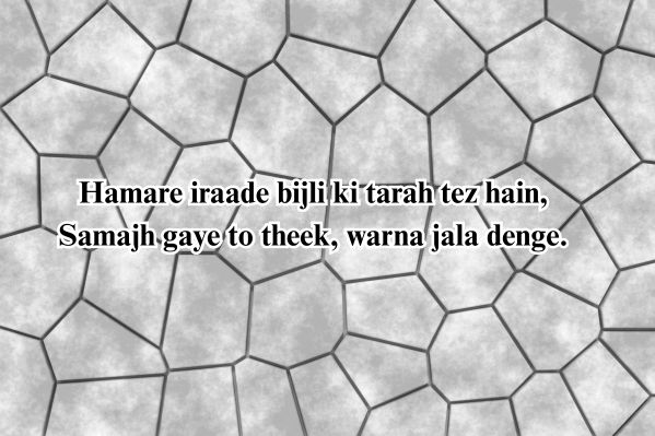 boys attitude shayari in Hindi