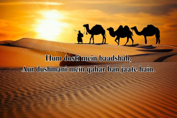 attitude shayari copy
