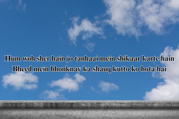 badmash shayari