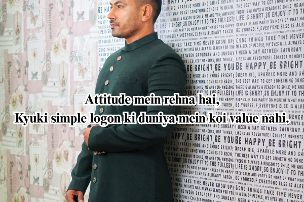 Badmash shayari hindi attitude