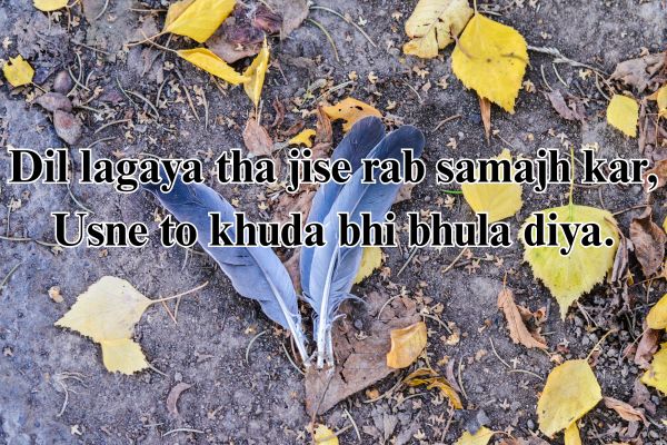 hindi shayari, sad