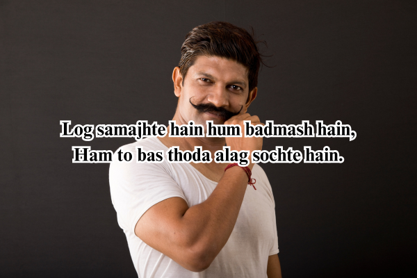 Badmash Shayari Hindi Attitude