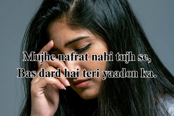 hindi shayari 2 line english