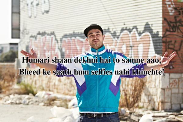shayari rangdari attitude